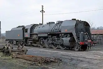 Lok 141 R 568 in Gray am 27. November 1981