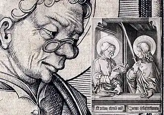 1457, der heilige Matthias postum mit Bügelbrille