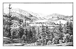 Kindberg, Lithographie um 1830, J.F.Kaiser, Graz