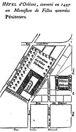 Monastère des Filles Pénitentes, 1497