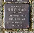 Stolperstein für Albert Mendel (Franzstraße 64)