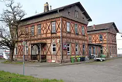Alter Bahnhof in Germersheim, erbaut 1864 (Aufnahme 2015)