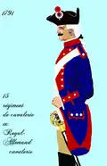 15e régiment de cavalerie 1791–1792