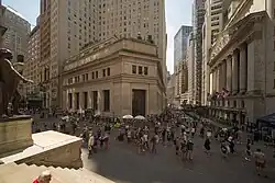 Denkmalgeschützte 23 Wall Street im Jahr 2017