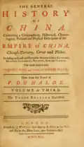Description of the Empire of China, 1741, Titelbild 3. Ausgabe Band 3