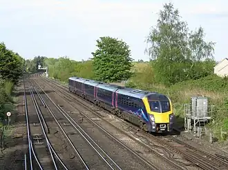 Klasse 180 auf der Great Western Railway bei Worting