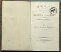 Titelblatt des Hauptwerkes Rhapsodieen über die Anwendung der psychischen Kurmethode auf Geisteszerrüttungen, noch ohne Nennung des Verfassers