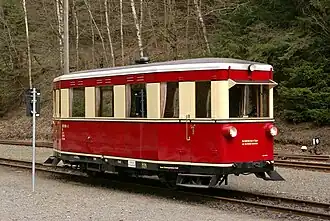 Historischer Triebwagen GHE T 1