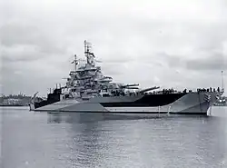 USS West Virginia (BB-48) 1944 nach der Rekonstruktion