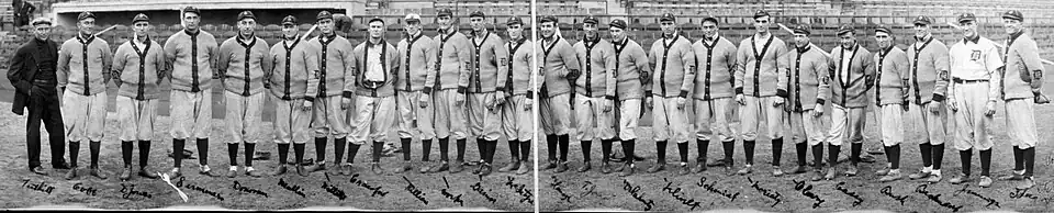 Die Detroit Tigers von 1909 (AL-Sieger)