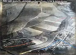 Chateau Thierry – Stellungen I.R.401, 402, 403 am 6. Juli 1918