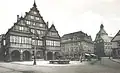 Rathausplatz und Kamp mit Gymnasium Theodorianum, 1938