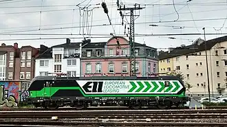 193 208 trägt die Lackierung von European Locomotive Leasing