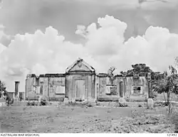 Durch Bomben zerstörtes Krankenhaus in Same
