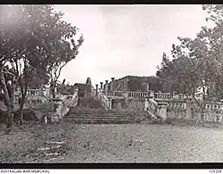 Die Ruinen des Militärpostens