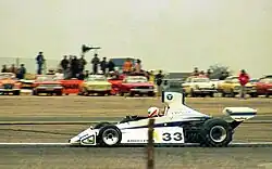 Loris Kessel im Brabham BT44B bei der BRDC International Trophy 1976