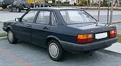 Audi 80 Heckansicht (1984–1986)
