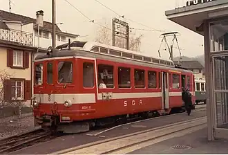 ABDeh 4/4 6 im Jahr 1986 in Altstätten Stadt