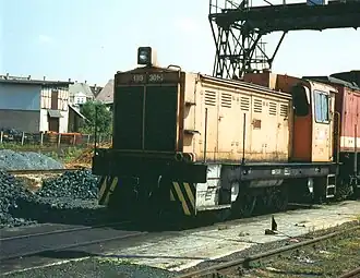 199 301 im Bahnhof Nordhausen Nord der Harzquerbahn