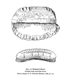 Eskimo-Messer, 19. Jh. (Material nicht angegeben)