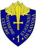 Wappen der 1 Divisione Celere Eugenio di Savoia