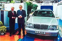 Einstellung der Mercedes-Benz S-Klasse 1998
