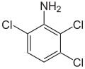Struktur von 2,3,6-Trichloranilin