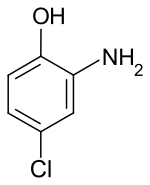 Strukturformel von 2-Amino-4-chlorphenol