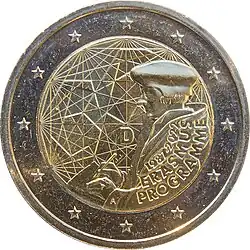 2-Euro-Gedenkmünze 2022 zu 35 Jahre Erasmus-Programme
