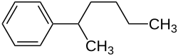 Strukturformel von 1-Methyl-n-pentylhexan