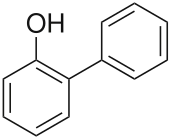 Strukturformel von 2-Phenylphenol