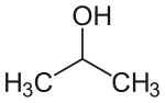 Struktur von 2-Propanol