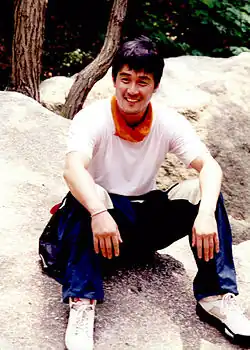 Choi Min-su am Set von „Libera Me“ (2000)