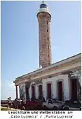 Leuchtturm und Wetterstation Cabo Lucrecia