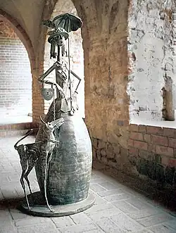 Dame mit Hund, Kloster Jerichow