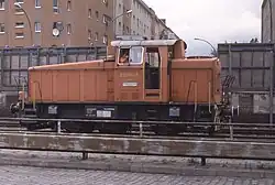 Lok 1 (Krauss-Maffei M 700 C) im Berliner Osthafen, 2003