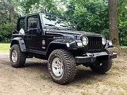 2004 Rubicon mit offenem Verdeck