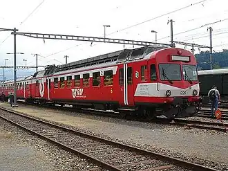 RM RBDe 566 266-7 am 4. Juni 2005 in Oberburg