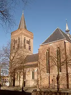 Oude Kerk in Ede, Gelderland, NL, durch und durch backsteingotisch