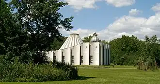 Raumflug-Planetarium „Sigmund Jähn“, Halle an der Saale auf der Peißnitzinsel (abgerissen 2018[29])