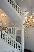 spätbarockes Treppenhaus im Nordflügel