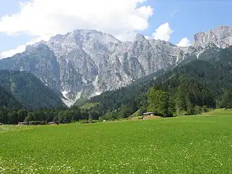 Birnhorn-Südwand aus dem Ullachtal
