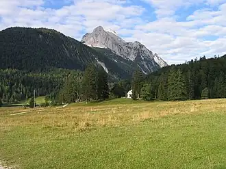 Obere Wettersteinspitze vom Lautersee