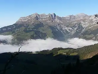 Rigidalstock (ganz links) von Süden