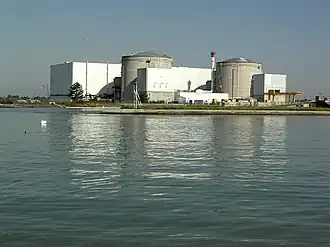 Kernkraftwerk Fessenheim am Rheinseitenkanal