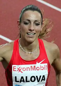 Iwet Lalowa, die Europameisterin über 100 Meter, erreichte als Vierte ihres Halbfinals nicht den Endlauf