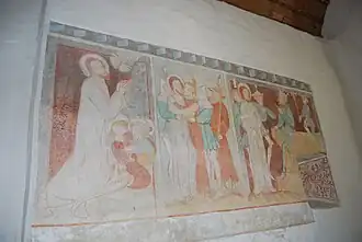 Mittelalterliche Fresken in der Kirche Waltalingen