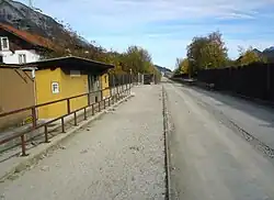 Alte Bestandsstrecke mit ehemaliger Hst. Stans