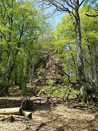 Sandsteinmassiv am Südfelsen