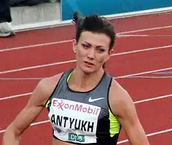 Die sechstplatzierte Natalja Antjuch kam im Finale nicht mehr ganz an ihre Zeit aus dem Semifinale heran